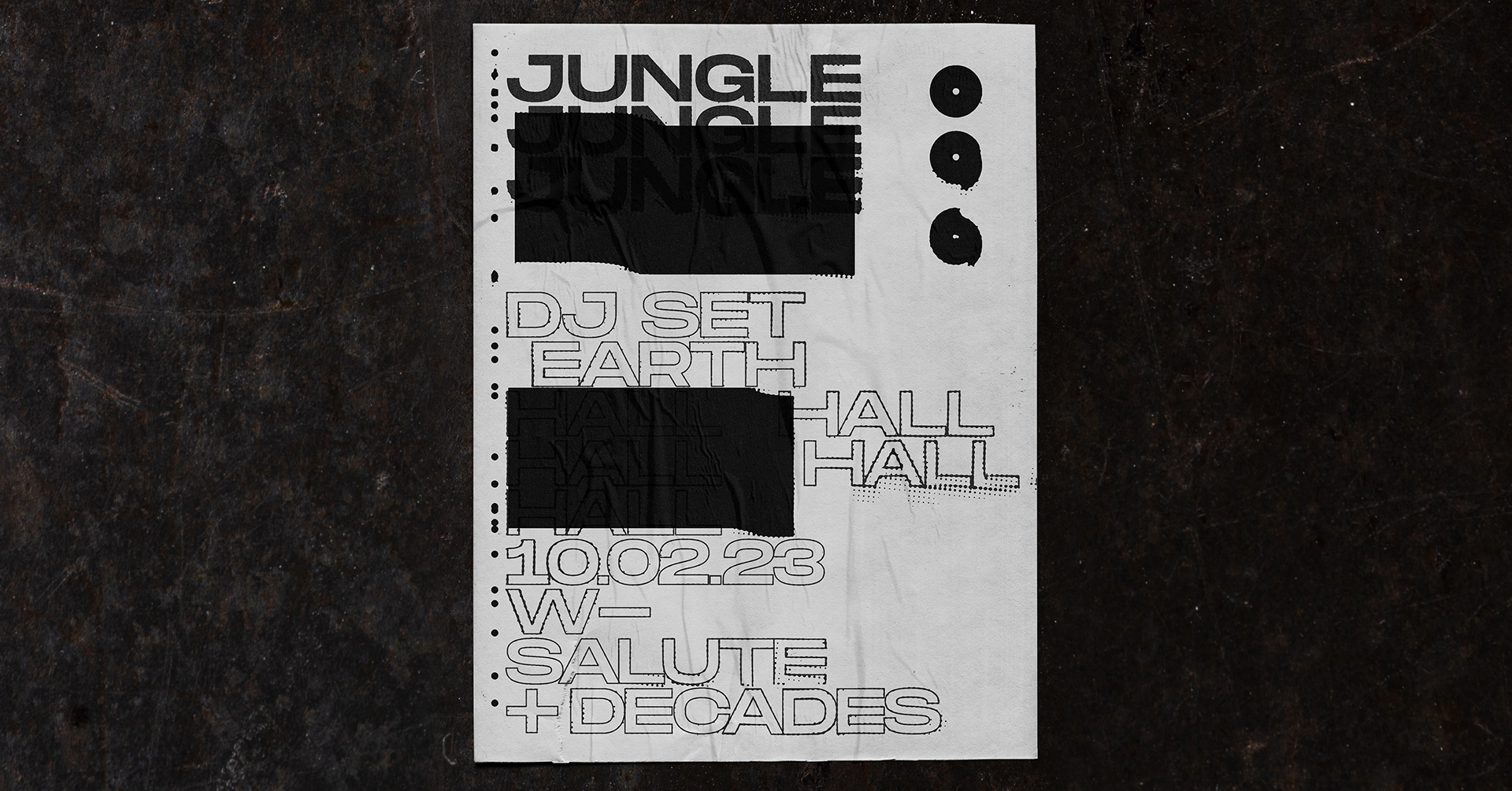 Jungle extended set, salute and Decades at EartH