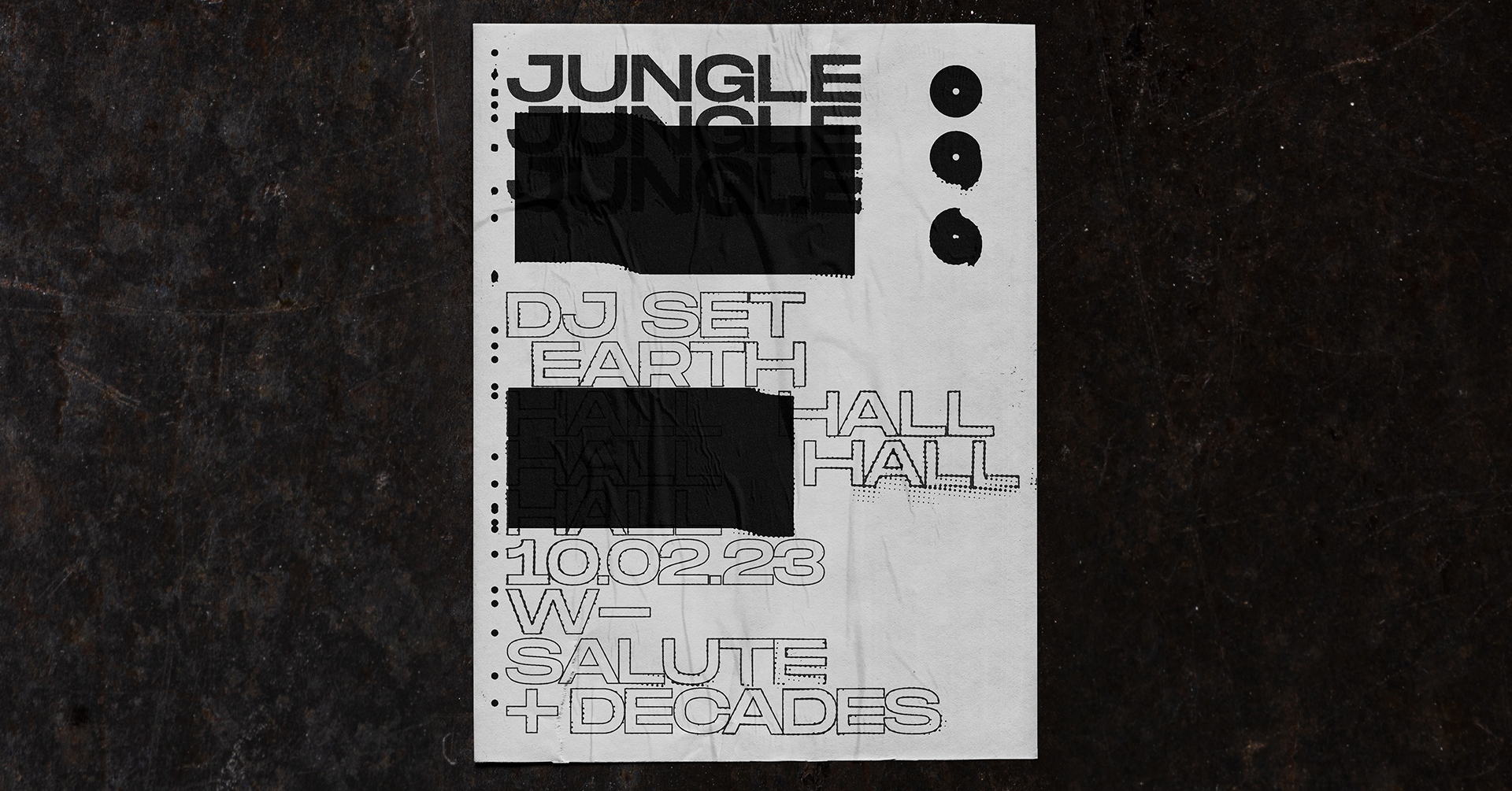 Jungle extended set, salute and Decades at EartH -  EartH Hall - 10 Feb 2023