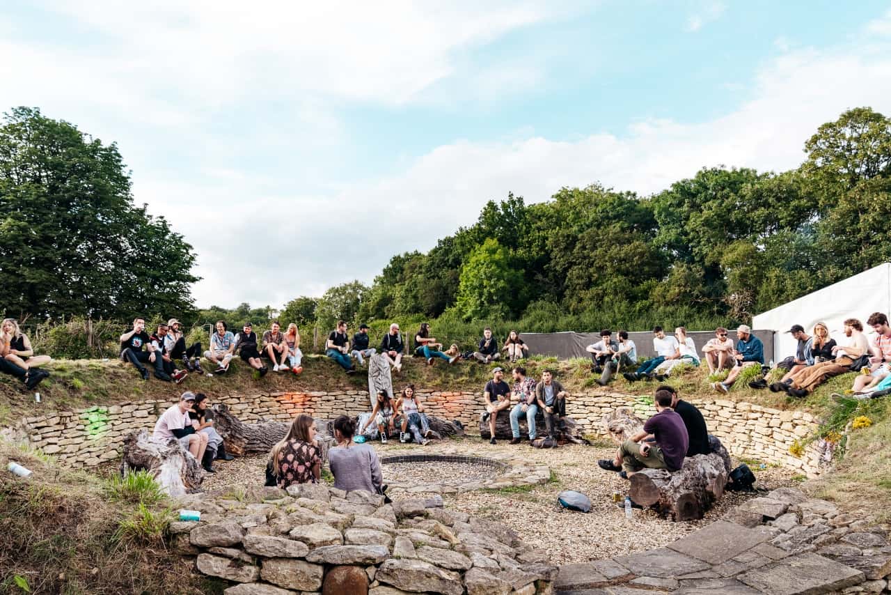 Labyrinth Opening at Tofte Manor