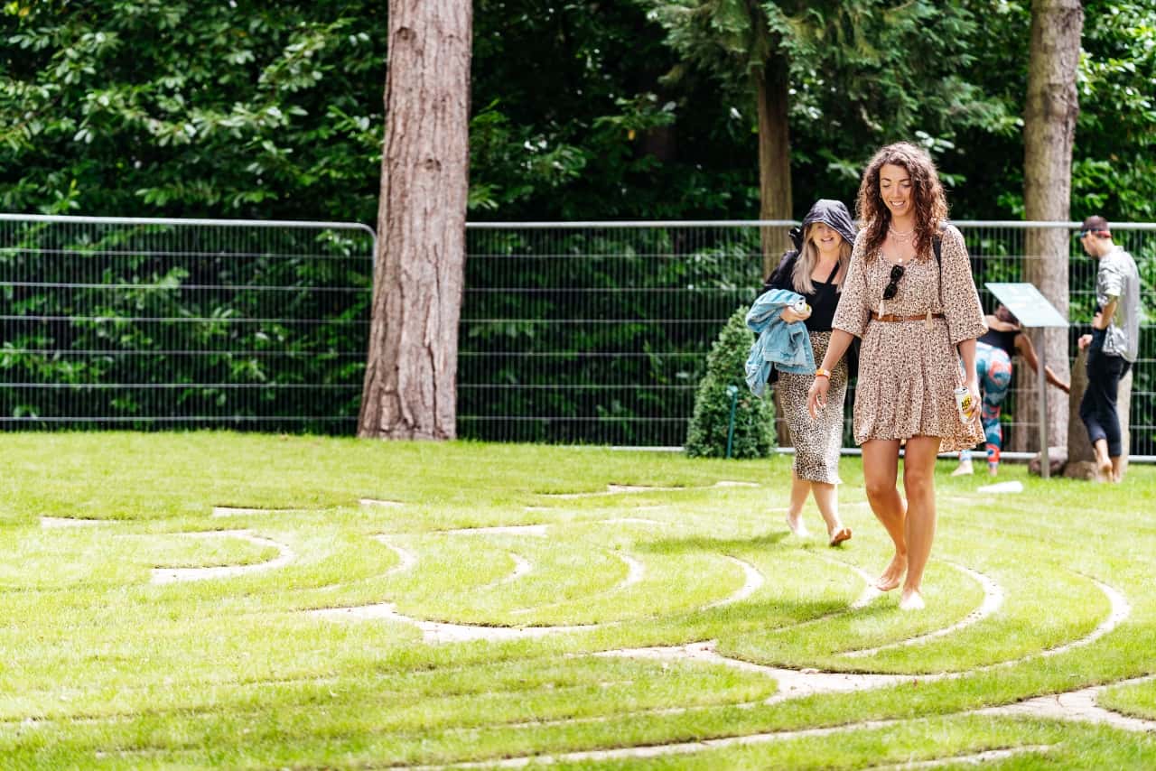 Labyrinth Opening at Tofte Manor