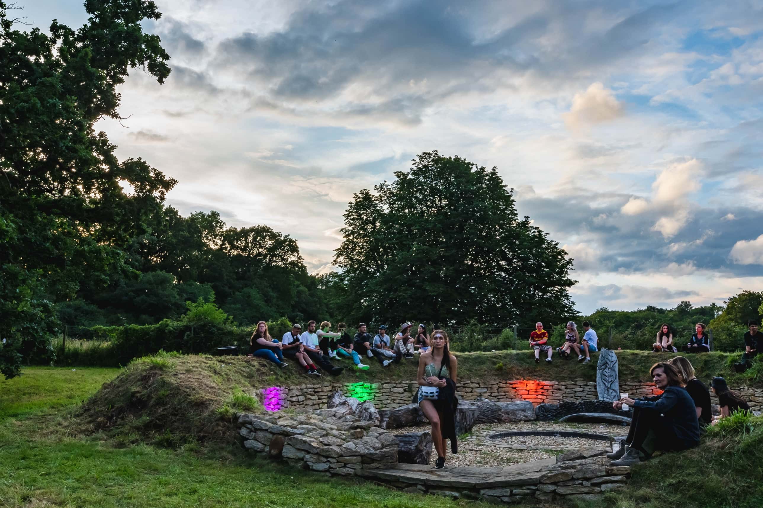 Labyrinth Opening at Tofte Manor