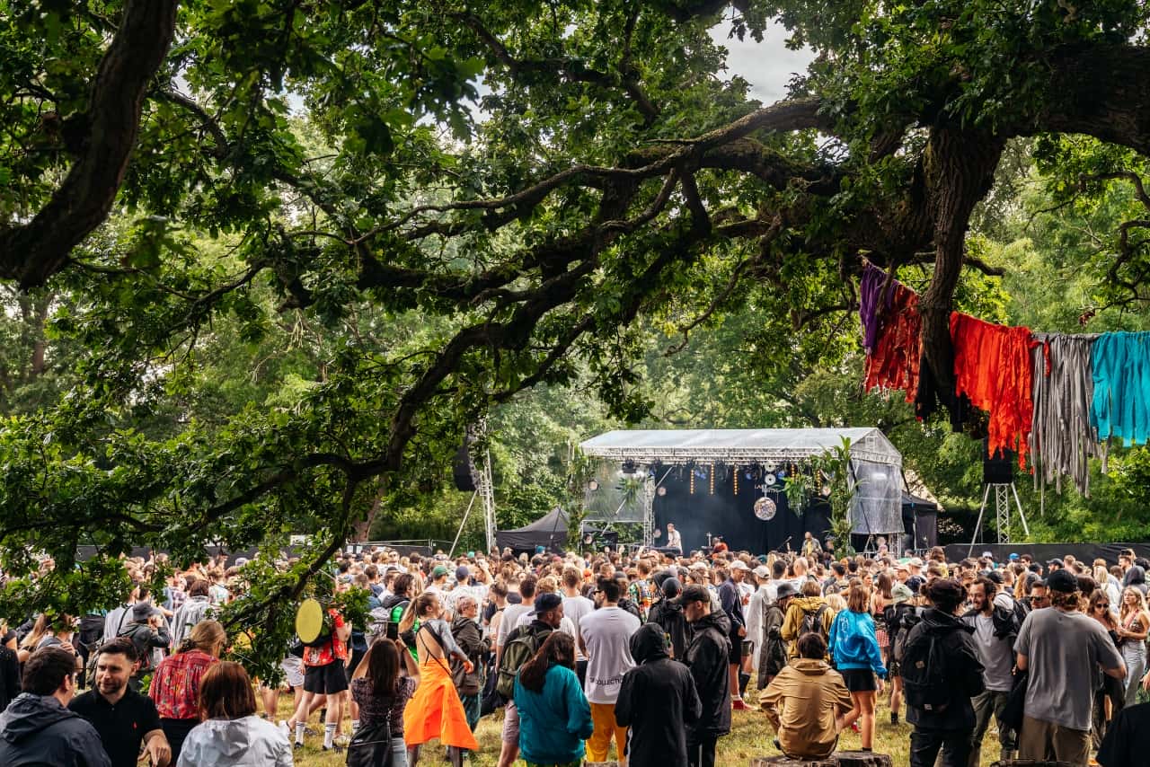 Labyrinth Opening at Tofte Manor