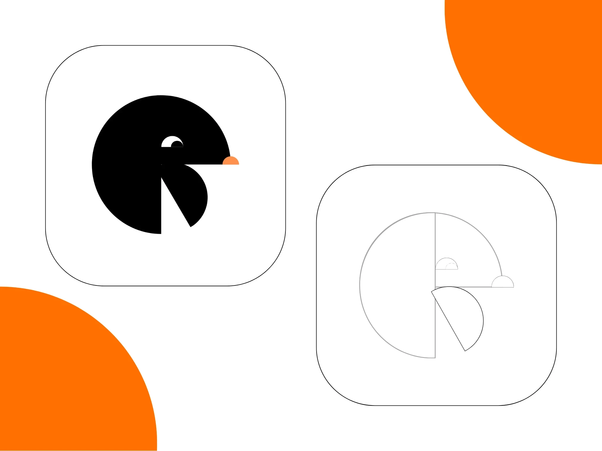 Penguen Sanat — Penguin logo and its construction