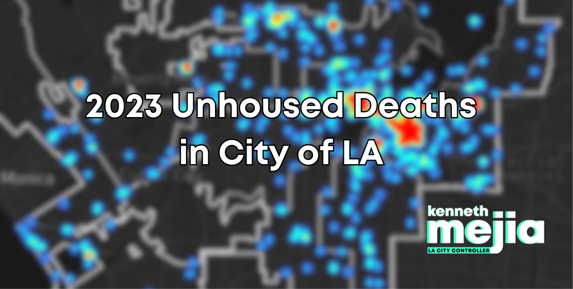 2023 Unhoused Deaths in City of LA