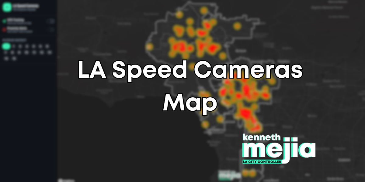 LA Speed Cameras Map