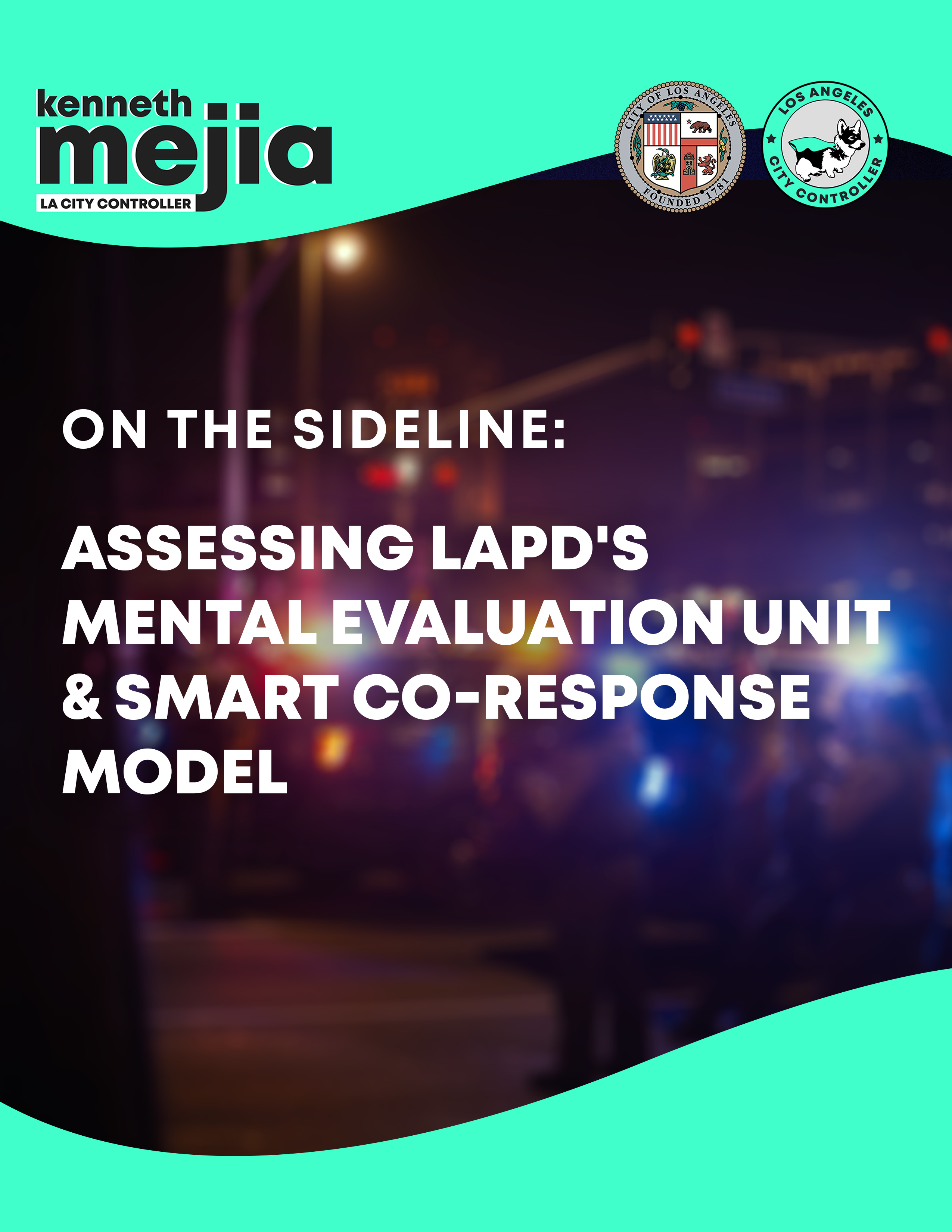 Cover of the LAPD Mental Evaluation Unit (MEU) assessment report