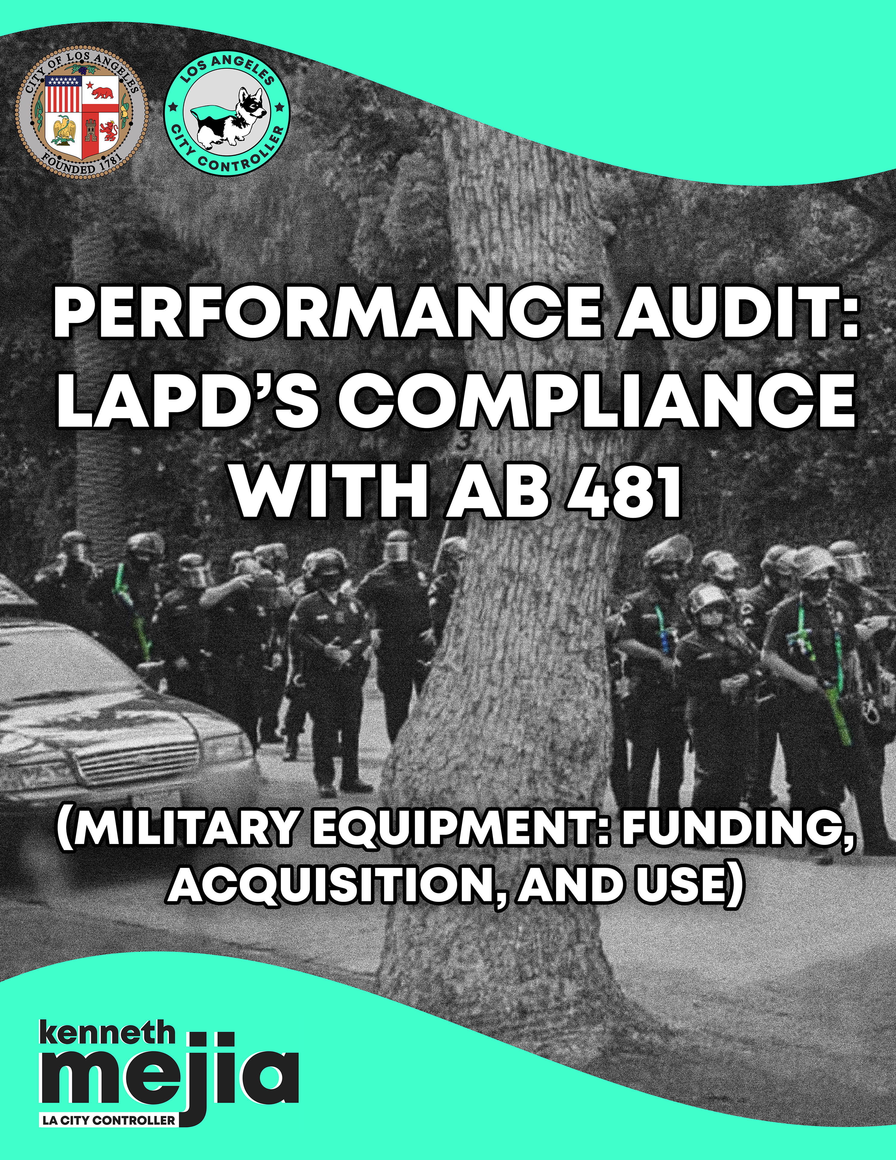 LAPD AB 481 Compliance Audit Report Cover