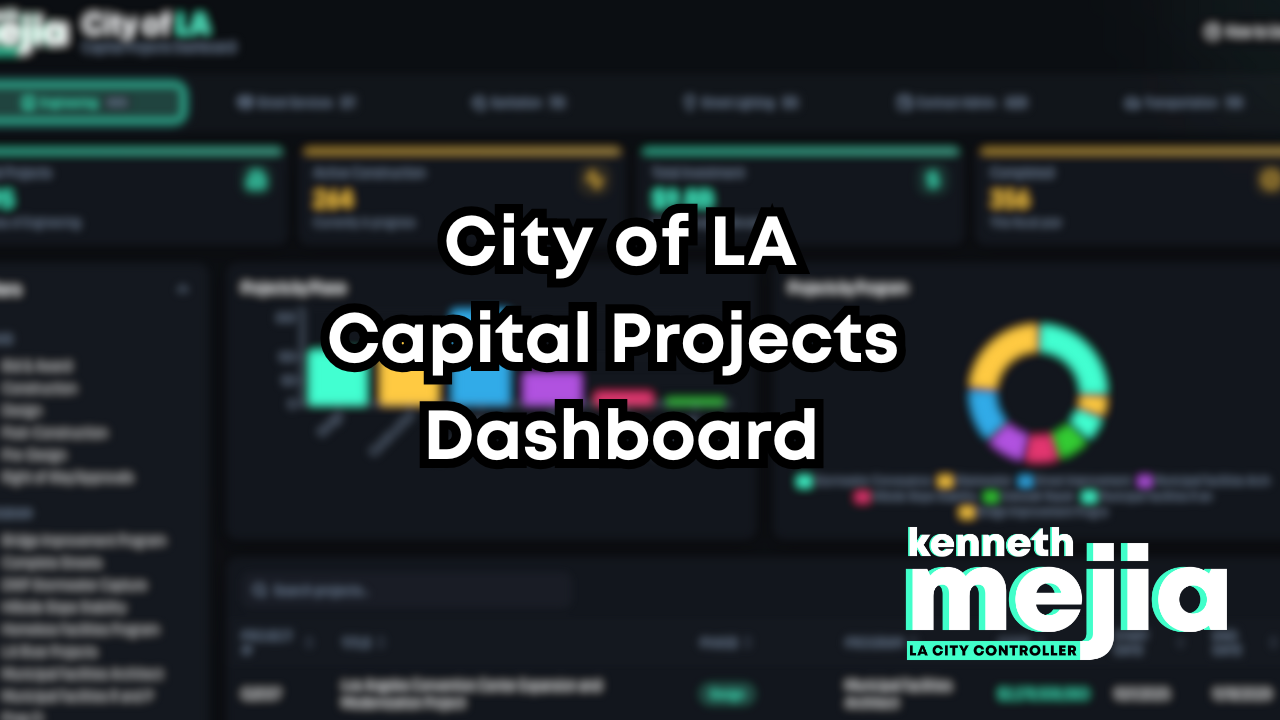 Capital Projects Dashboard