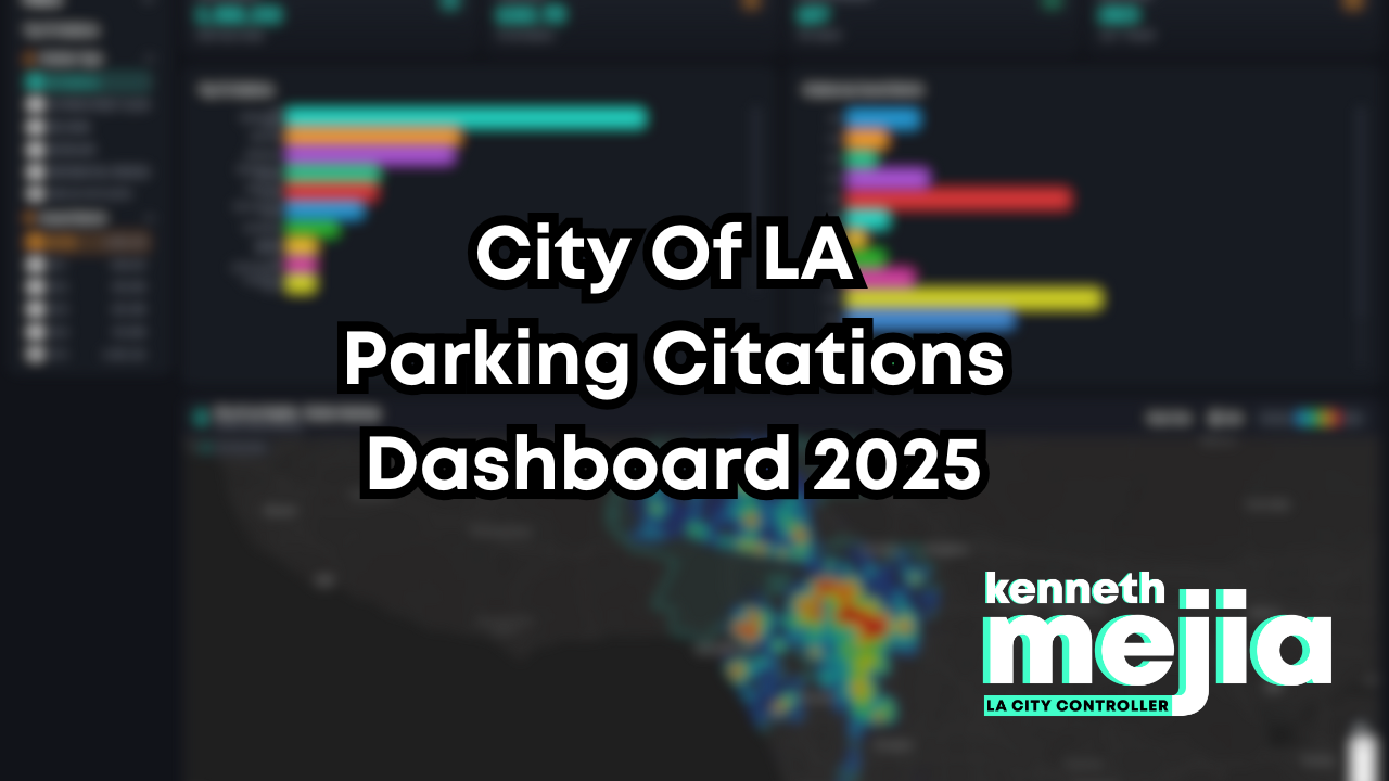 Parking Tickets Dashboard & Map 2025