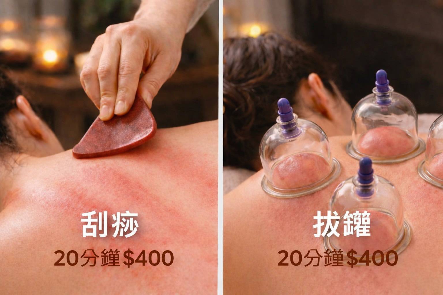 刮痧或拔罐 （到府另+200）