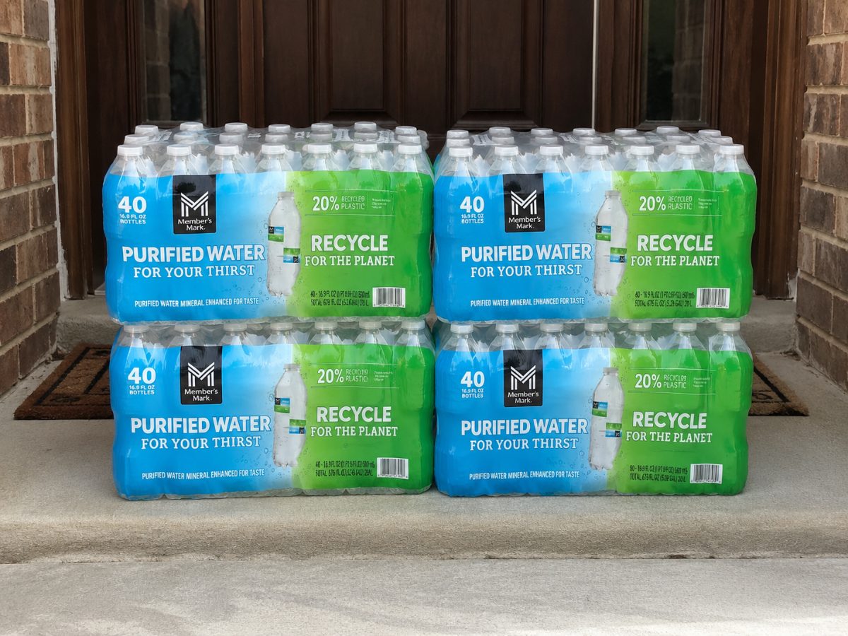 4 - Pack Member's Mark Water Bundle 40 Pack