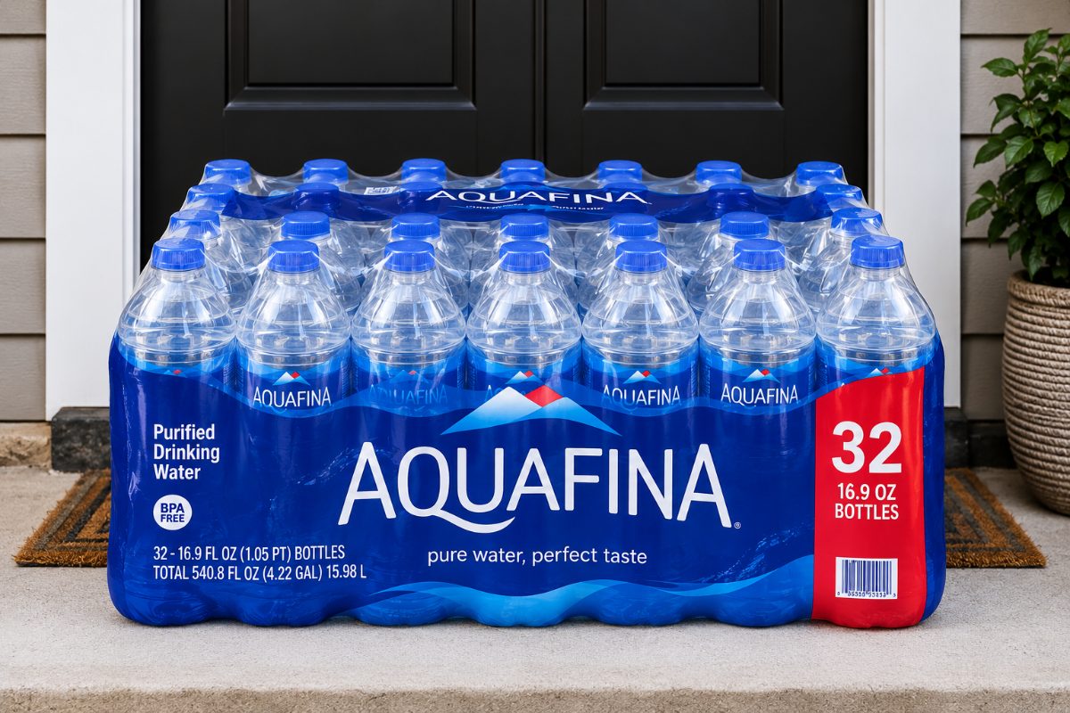 Aquafina Purified Drinking Water, 32-Pack × 16.9 fl oz