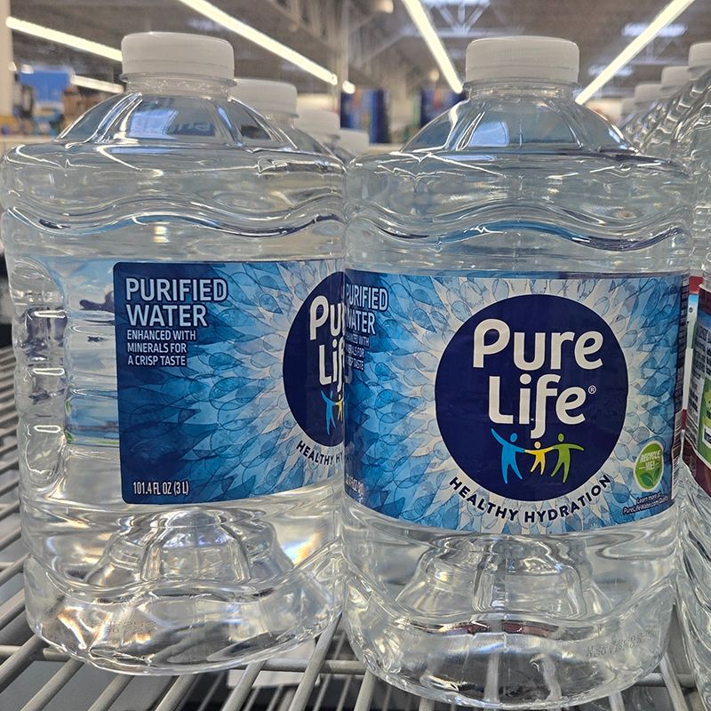 Pure Life Purified Water, 3 Liter Bottle