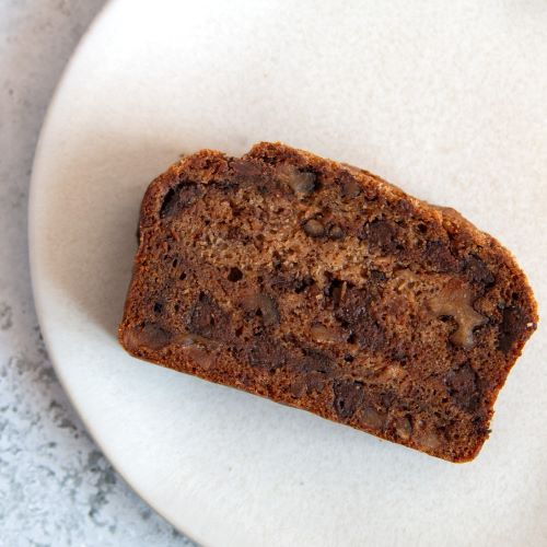 Slice, Vegan Banana Cake