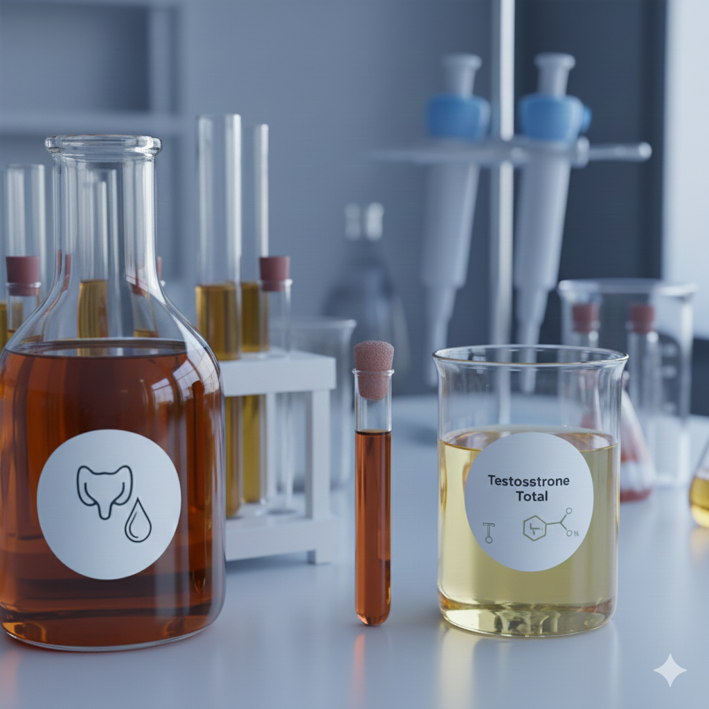 Prostatic Specific Ag Total (PSA Total), Serum+ Testosterone Total