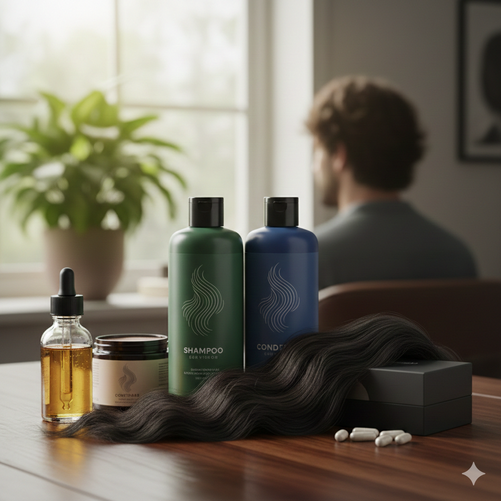 Male Healthy Hair Package باقة تساقط الشعر للرجل