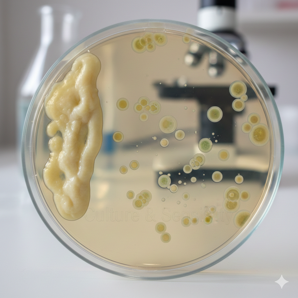 Conjunctival Discharge (left) Culture and Sensitivity