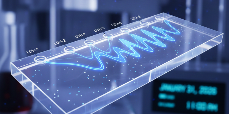 إنزيمات نازعة هيدروجين اللاكتات (الرحلان الكهربائي)