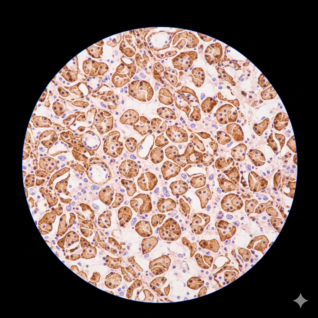 Immunohistochemistry: EGFR