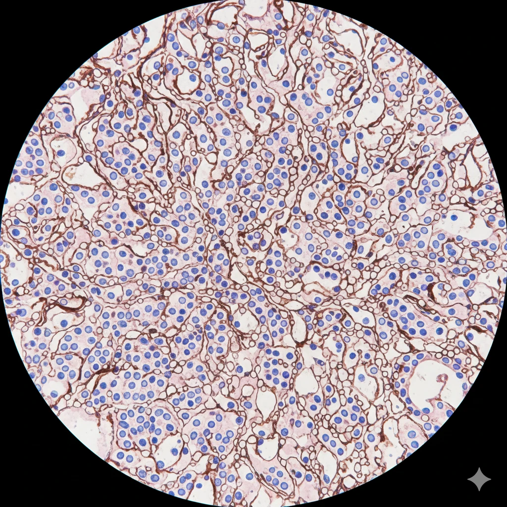 Immunohistochemistry: CD23