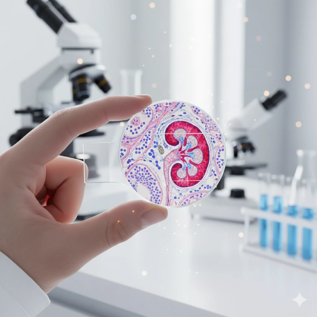 Surgical Biopsy: Renal light with special stains