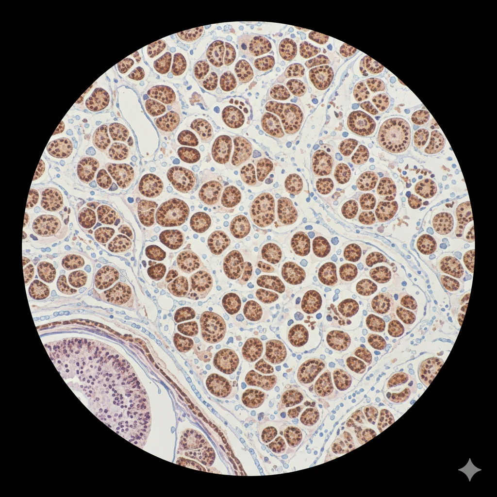Immunohistochemistry: GH
