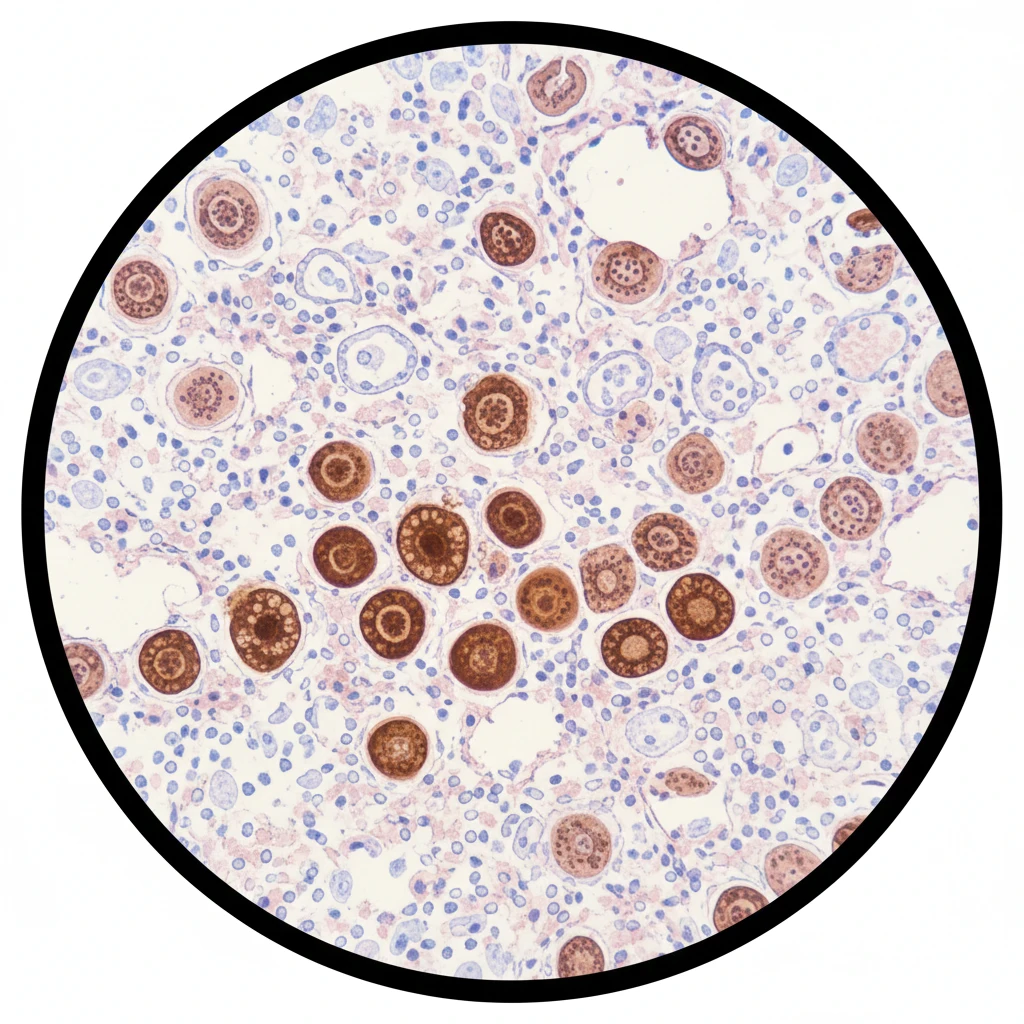 Immunohistochemistry: Cytomegalovirus (CMV)