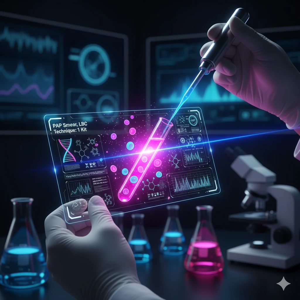 PAP Smear, LBC Technique: 1 Kit