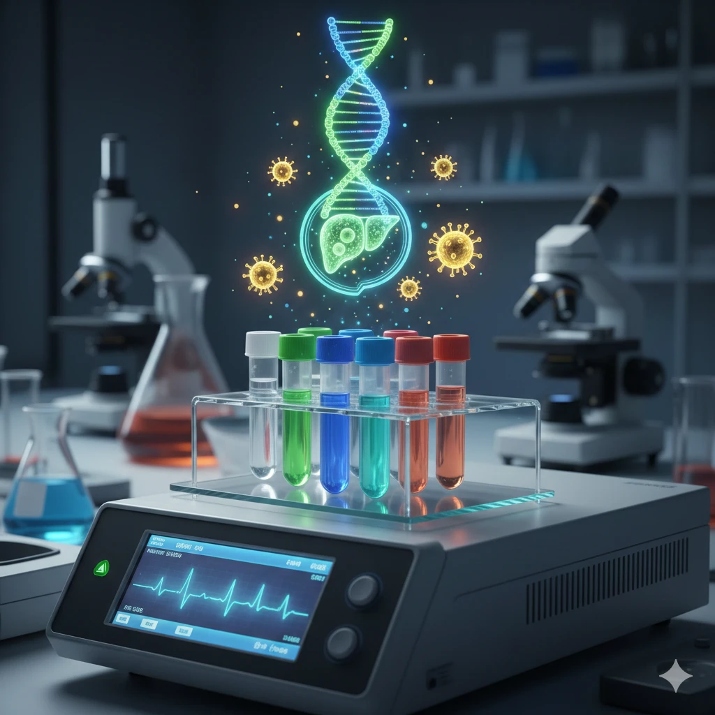 الكشف عن فيروس التهاب الكبد ب بتقنية تفاعل البوليميراز المتسلسل (الكمي)