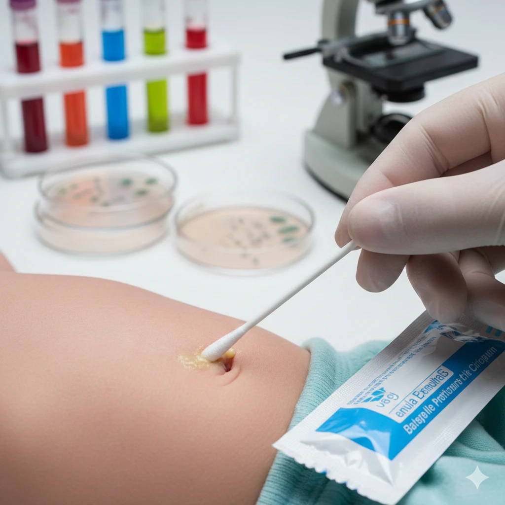 Umbilical Swab Culture and Sensitivity