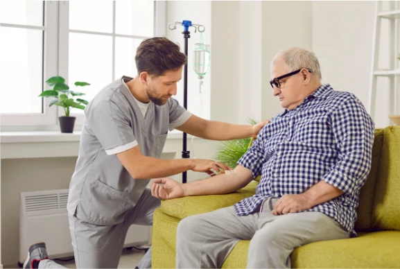 خدمة التغذية الوريدية بالفيتامينات