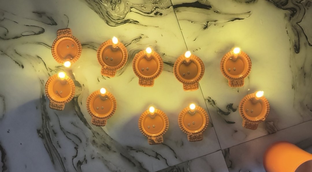 Water Sensor Diya Big 12 Piece