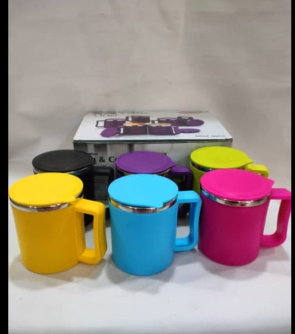 Steel Tea Cup Set Of 6