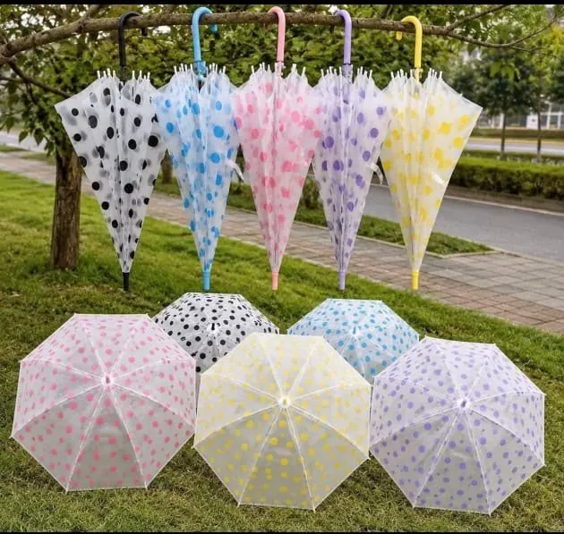 Polka dot umbrella
