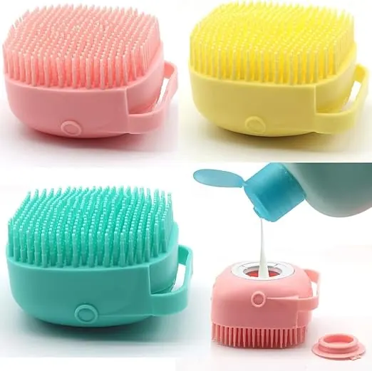 silicon bath brush
