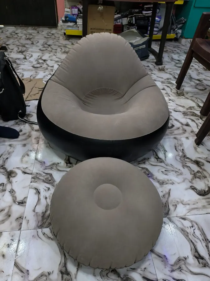 2 piece inflatable chair