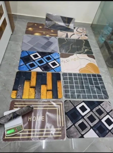 Anti skid bath mat rect