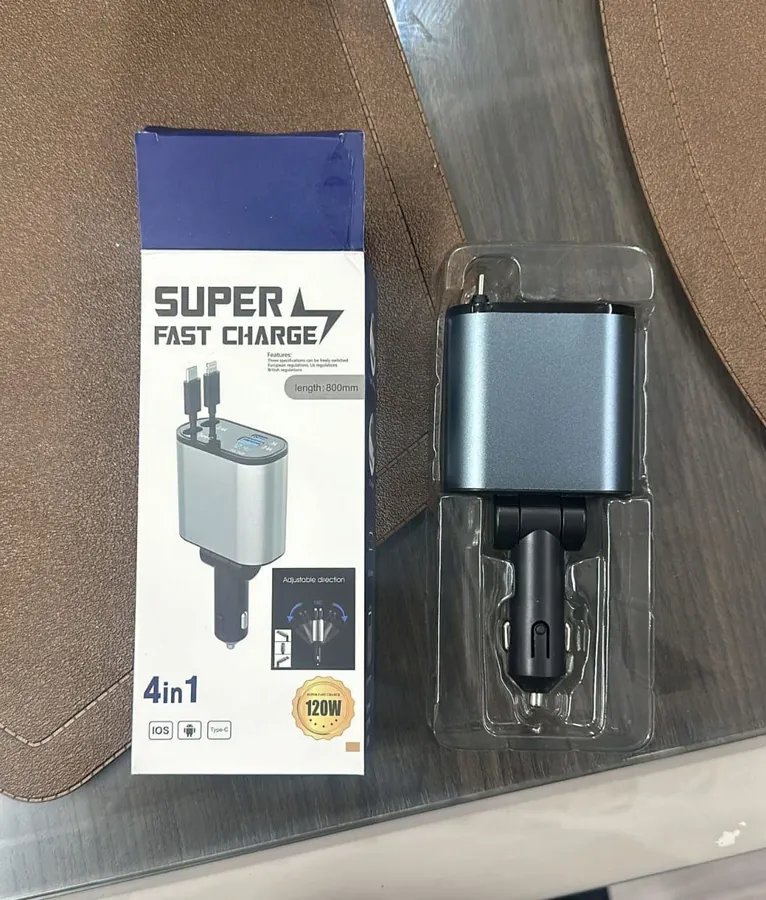120 watt 4in 1 car charger