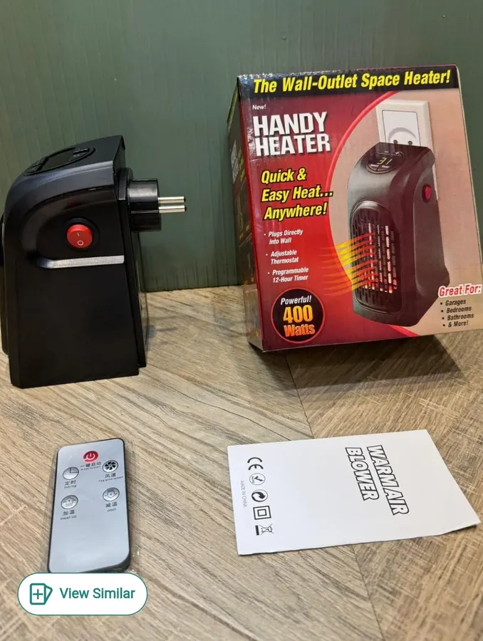 Handy heater with remote