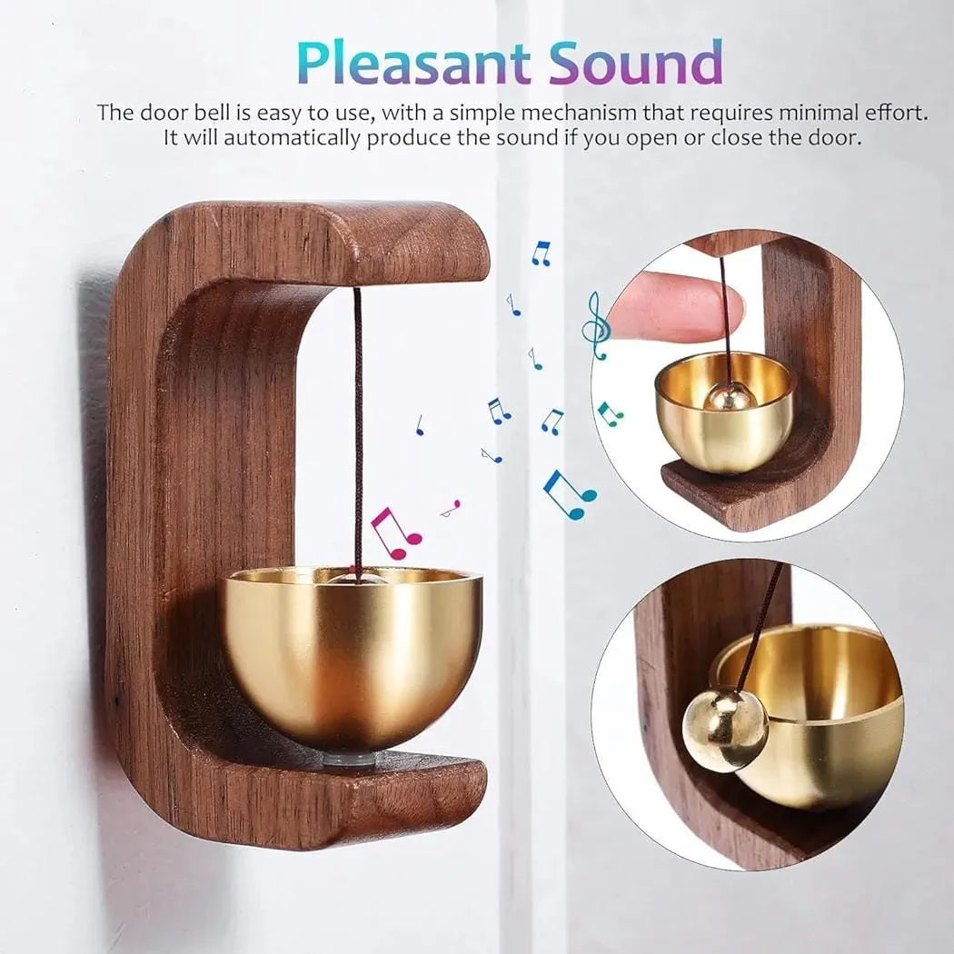 Wooden door bell