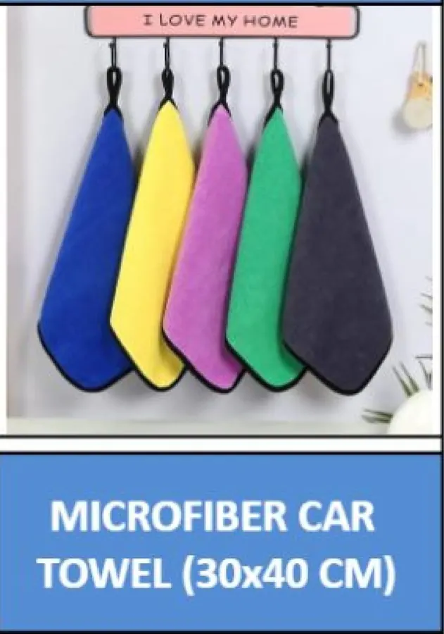 microfiber car towel 30x40 cm