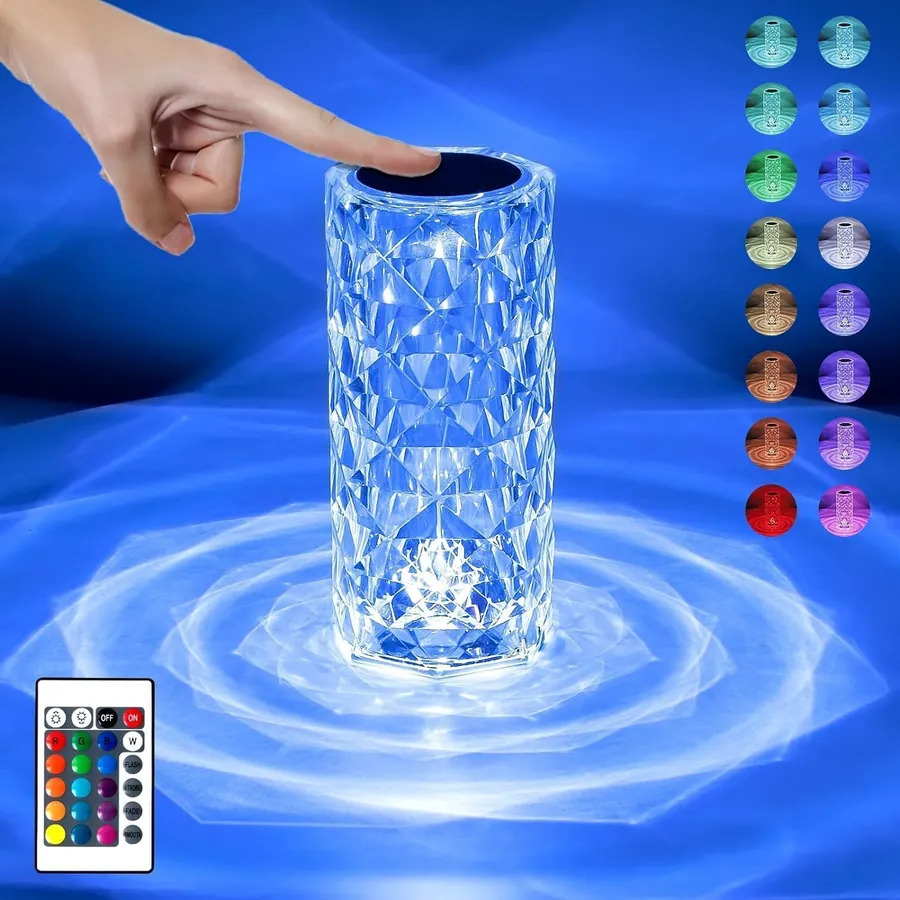 Crystal diamond lamp