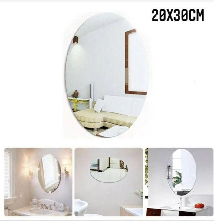 Mirror sticker 30x20 cm
