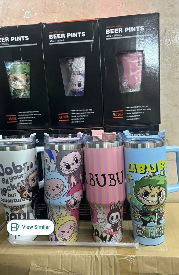 1200 ml labubu tumbler