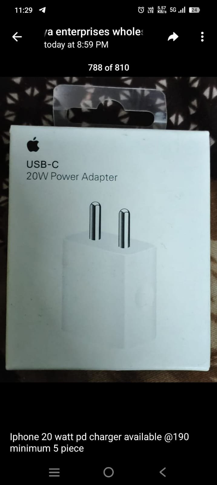 20 Watt Pd charger