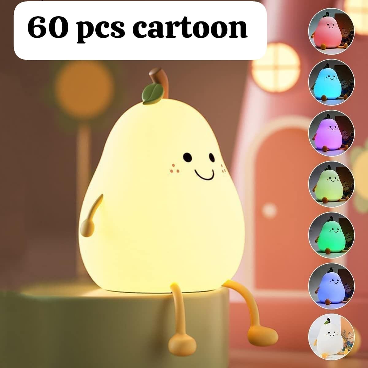Pear Shaped Touch Lamp