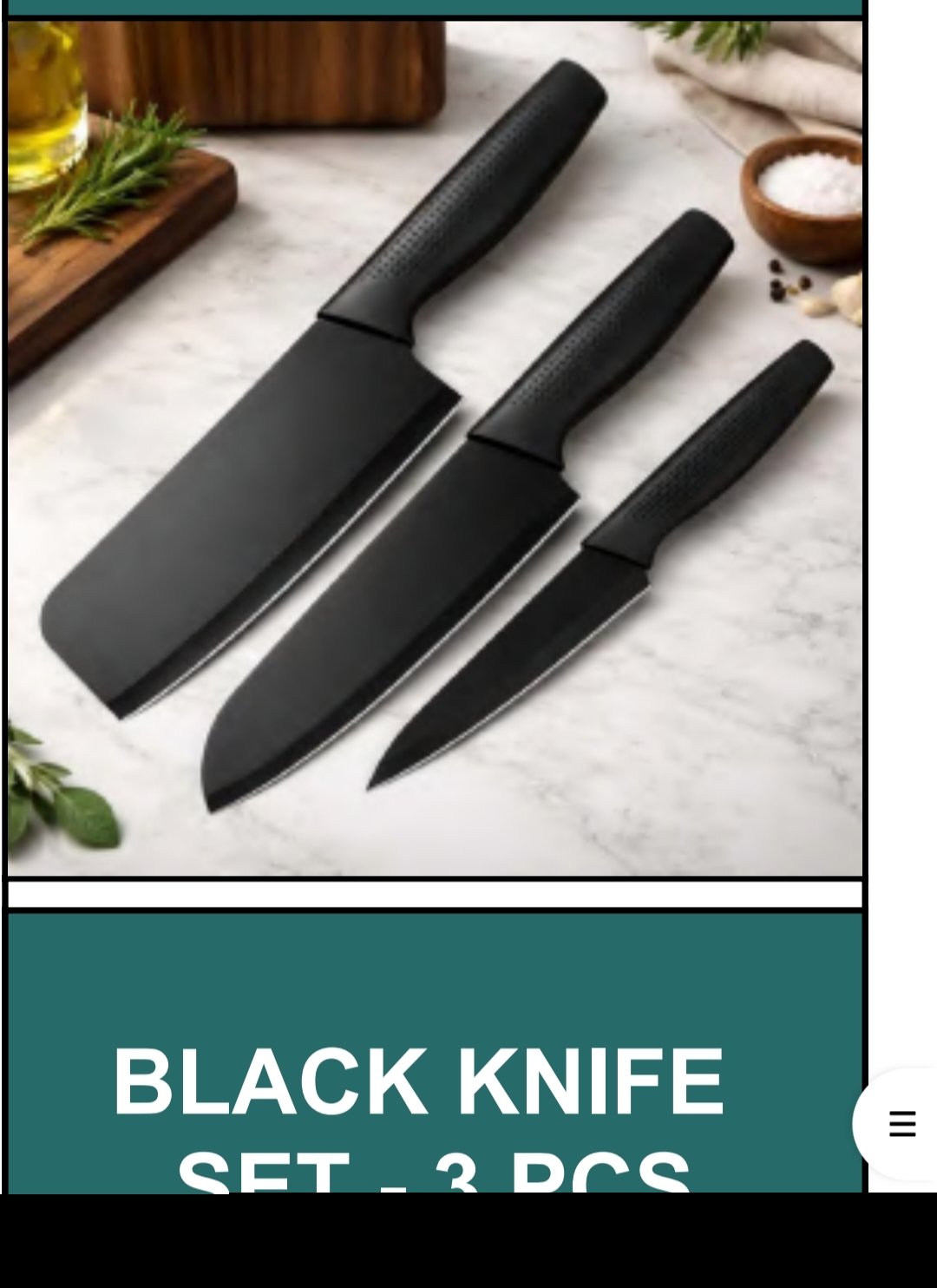 Chopping Knife Set