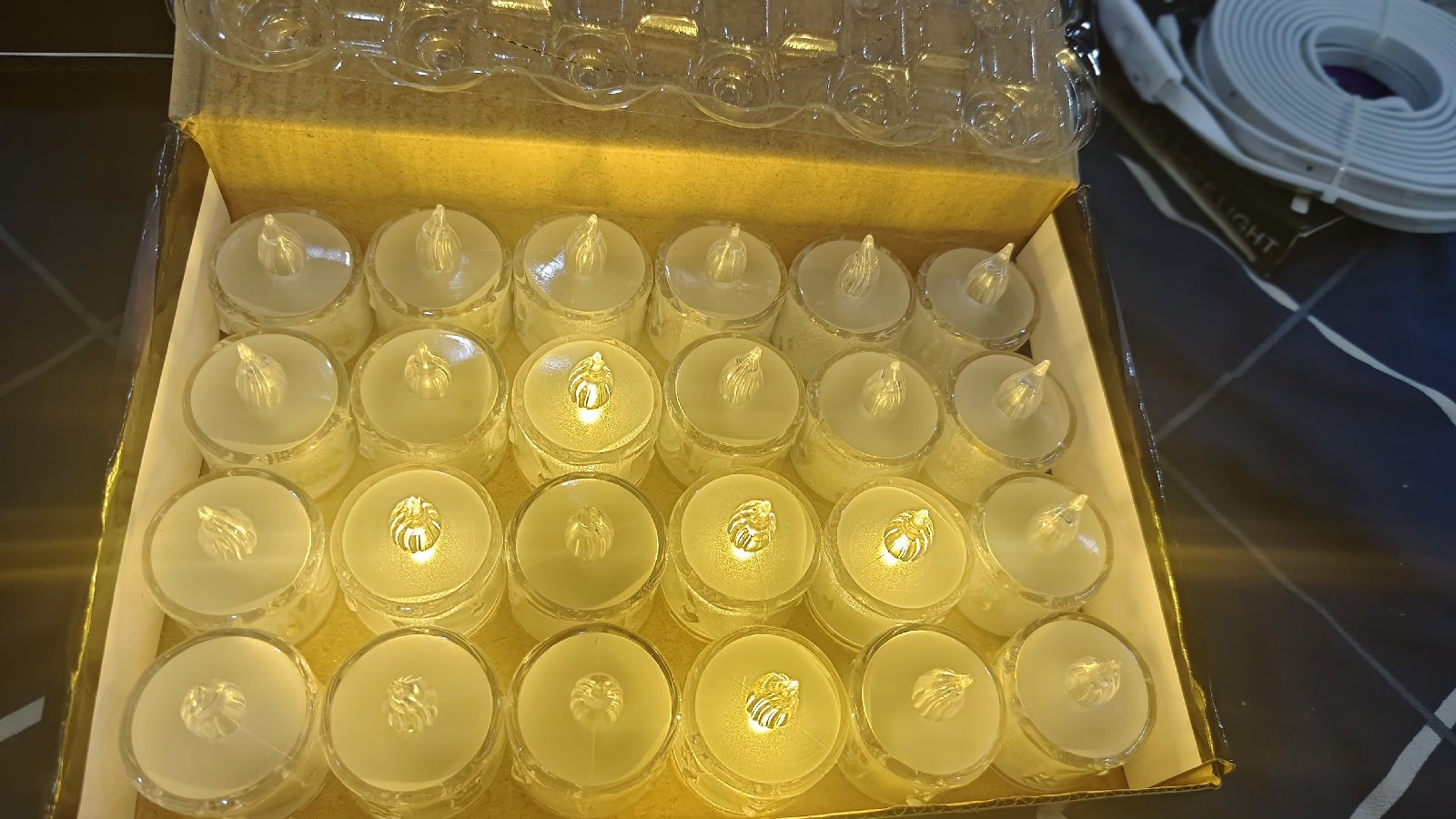 Crystal Candle Imported 24 Piece Box