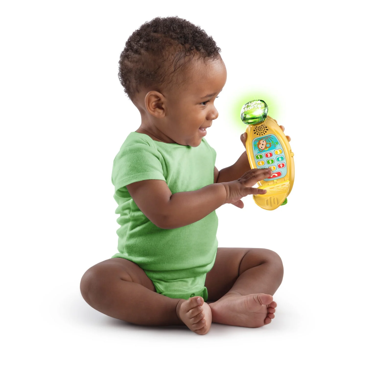 Bright Starts -  Bablin' Banana babytelefon med musik