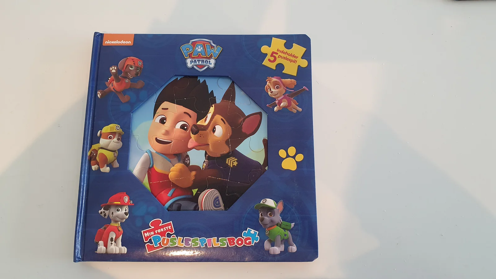 Paw Patrol 5 puslespil i bog